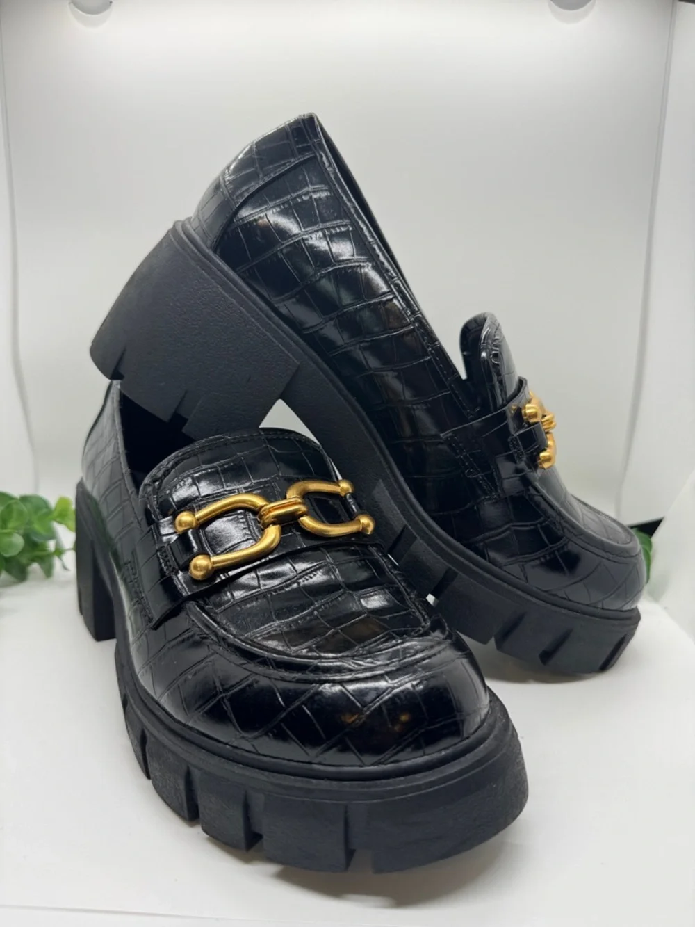 Torrid Croco Platform Loafers 9WW